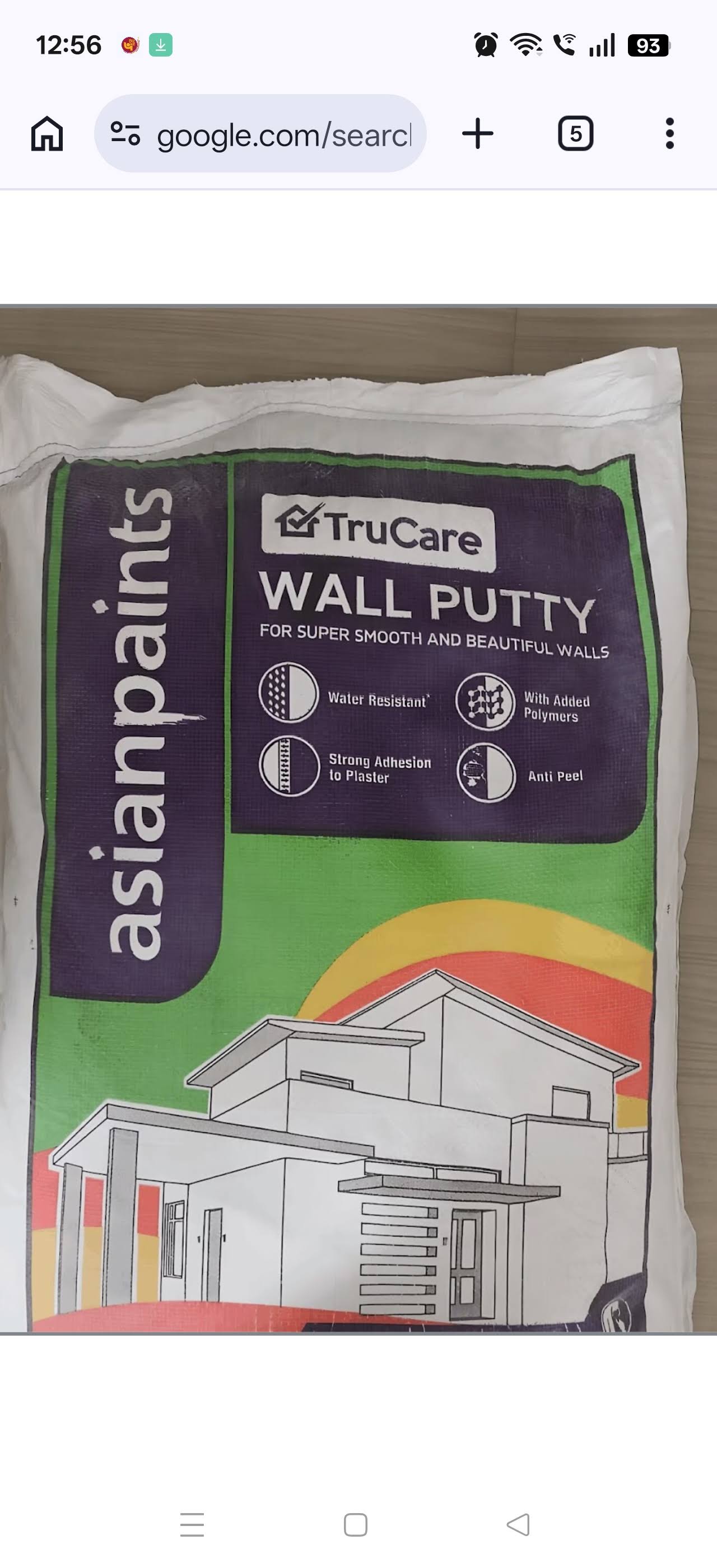 Asian wall putty product image