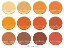 Since orange is a tertiary color, it is easiest to start with a bright orange paint and its tertiary friend, brown ? The Best Orange Paint Colors Orange Paint Colors Bedroom Orange Burnt Orange Paint