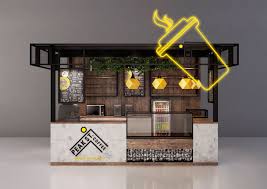 Coffee Kiosk On Behance Coffee Shop Design Coffee Shops Interior Cafe Shop Design