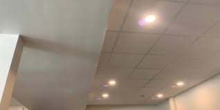 Which insulation is right for your suspended ceiling, ad how do you fit it? Drop Ceiling Or Drywall Ceiling In Basement Which Is Best Millennial Homeowner April 2021