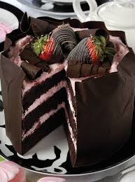 Strawberry Chocolate Mousse Cake Ciao Winnipeg Yummy Cakes Chocolate Strawberries Desserts