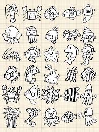 hand zeichnen fisch element bestand vektor 8501553 maddeli gunlukler cikartma hayvan cizimi