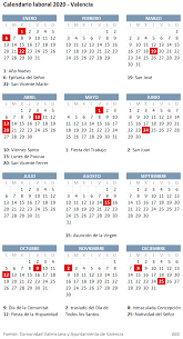 Anticipate a los días festivos de tu provincia y planifica tus vacaciones. Calendario Laboral De Valencia 2020 Consulta Los Proximos Festivos Locales Autonomicos Y Nacionales