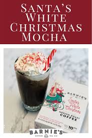 Santa S White Christmas Mocha Recipe Mocha Recipe Coffee Recipes Christmas Coffee