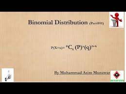 Binomial Distribution Part 1 Urdu Hindi Facts Of Stats Youtube Binomial Distribution Hindi Facts Facts