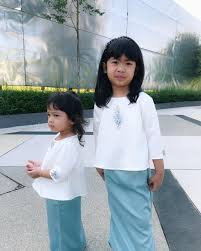 Masih Mood Baraya Fearissaootd Rianaset Raya2018 Bajukurung Bajukurungmodern Bajukurungexclusive Kidst Kids Outfits Girls Baby Girl Dresses Kids Dress