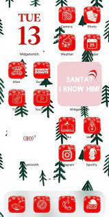 Winter Aesthetic Ios 14 Icons Holiday Iphone App Icon Pack Etsy In 2021 Wallpaper Iphone Christmas Christmas Apps Christmas Phone Wallpaper