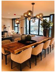 Live Edge Dining Table Reclaimed Single Slab Acacia Wood 100 Length A14 Acacia Wood Din In 2020 Live Edge Dining Table Dining Table Design Farmhouse Dining Room