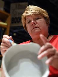 Main Street Books pottery class