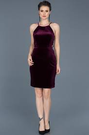 Mor Kadife Davet Elbisesi Abk352 Elbise Moda Stilleri Kadife