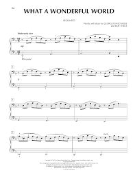 Right which is a 2013 romantic comedy film written and directed by xue xiaolu. What A Wonderful World Sheet Music Louis Armstrong Piano Duet