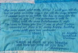 Wedding Quilt Label Sayings Quilt Square Quilt Labels Custom Quilt Labels Wedding Quilt