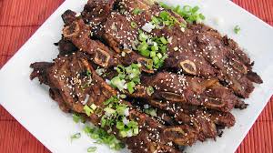 Korean Beef Short Ribs Galbi Or Kalbi Recipe Beef Short Ribs Rib Recipes Ginger Recipes