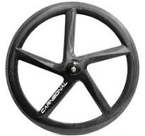 Custom 700C Carbon Road & TT Track Five Spoke 23mm Wide 55mm ...