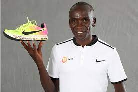 But is it really all down to the shoes? Eliud Kipchoge Donates One Of His Shoes He Wore In Rio To Help Motivate More People To Take Up Running
