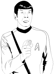Spock Coloring Page Star Trek Quilt Coloring Books Coloring Pages