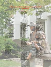 CEHS Spring 2018 Dean's List