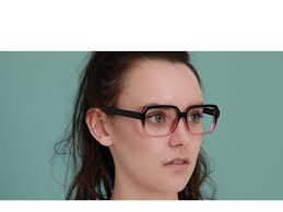 Lisa violette Rectangular glasses