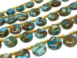Arizona Copper Turquoise Gemstone Beads Healing Crystal Etsy Handmade Crystal Jewelry Bead Jewellery Supplies Gemstone Beads Jewelry