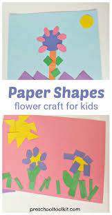 These shape activities for preschoolers encourage your child to identify shapes in. Preschool Art Activity With Paper Shapes Preschool Toolkit