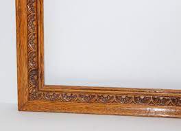 Antique 1800s wood picture frame w/glass: Antique Pressed English Oak Timber Frame Ap00040 Custom Picture Framing Brisbane Artis Pura