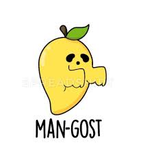 Man Gost Cute Halloween Mango Fruit Ghost Pun Men S Organic T Shirt Spreadshirt Cute Halloween Cute Puns Long Sleeve Shirt Men