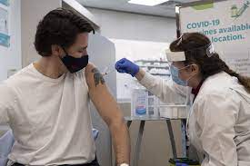 The raven was added on his 40th birthday (image: Canadian Pm Justin Trudeau Shows Off Huge Tattoo During Covid Vaccination