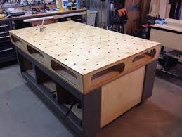 Another Paulk Inspired Assembly Table Workbench Outfeed Woodworking Assembly Table Assembly Table Workbench Designs
