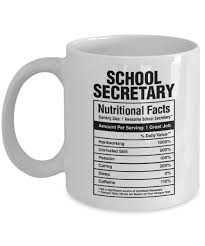 Then you can go ahead to buy any item that you believe she needs or she ought to have and would make her job easier. School Secretary Nutritional Facts Coffee Tea Gift Mug Secretarial Appreciation Gifts For Administrative Assistant And Office Secretaries Walmart Com Walmart Com