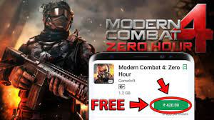 Modern combat has had a lot of advances in its version. Modern Combat 4 Zero Hour V1 2 2e Apk Data Download For Android