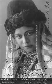 Vera Petrova-Zvantseva Autograph Signed Photo Postcard 1916