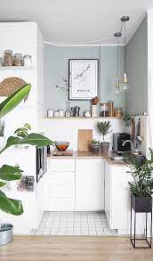 32 Small Kitchen Ideas Modern Narrow Kitchen Design With Wooden Countertop Page 30 Of 32 Do Small Modern Kitchens Small Kitchen Plans Narrow Kitchen Design