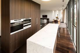 calacatta natural stone custom kitchen