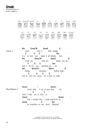 Get tickets to see dave matthews band live from spring. Crush Sheet Music Dave Matthews Band Guitar Chords Lyrics