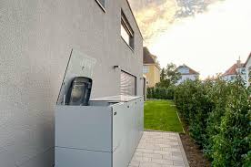boxx ordentlich sauber und pflegeleicht unsere mullbox mit einer verkleidung aus wetterfestem hpl zur in 2021 mulltonnenbox mullboxen mulltonnen verstecken