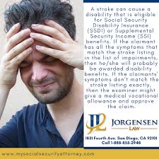 Social Security Disability And A Stroke Social Security Disability Disability Social Security