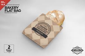 The best bread packaging mockup to showcase your bakery bag designs realistically. Flat Bakery Bags Packaging Mockup By Inc Design Studio Thehungryjpeg Com