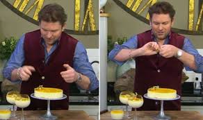 The dark muscovado sugar and dates lend caramel tones to the cake, while the walnuts. Mother S Day Recipe James Martin S Quick And Easy Passion Fruit Delice Express Co Uk