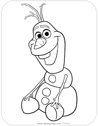 Disney frozen movie fans can color olaf and sven on this frozen 2 coloring page. View 10 Olaf Printable Pdf