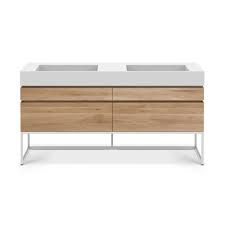 oak layers sink cabinet 185 cm