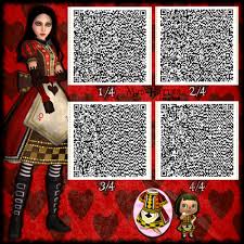 Miamcity Acnl Qr Passage D Animaux Robe Alice Au Pays Des Merveilles Motifs De Vetements