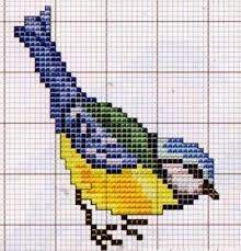 Riolis stickbildset kreuzstich kosmeen, zählmuster. Vogel Borduren Sticken Kreuzstich Kreuzstich Vogel Kreuzstich Gratis
