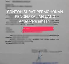 Kedua, ada kasus pelanggaran etik yang bersangkutan saat mengendarai helikopter mewah. Contoh Surat Permohonan Pengembalian Uang Antar Perusahaan Contohsurat Pro