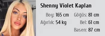 Shenny Violet Kaplan • Boy, Kilo, Beden ölçüleri, Yaş, Biyografi, Wiki