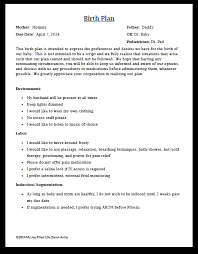 Things To Consider When Writing A Birth Plan My Joy Filled Life