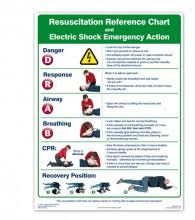 resuscitation wall chart poster si0004