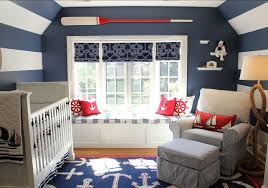 Tried And True Nautical Blue Paint Colors Sand And Sisal Modern Baby Room Modern Nursery Design Nursery Room Boy