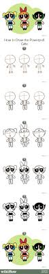 How To Draw The Powerpuff Girls Drawing Tutorial Easy Cartoon Drawings Powerpuff Girls