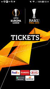 Be the first to hear about future ticket sales by creating a uefa account. Uefa Europa League Final 2019 Tickets For Android Apk Download
