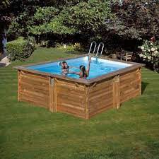 piscine hors sol bois carra gre l 3 05 x l 3 05 x h 1 19 m leroy merlin piscine bois carree piscine hors sol bois piscine bois